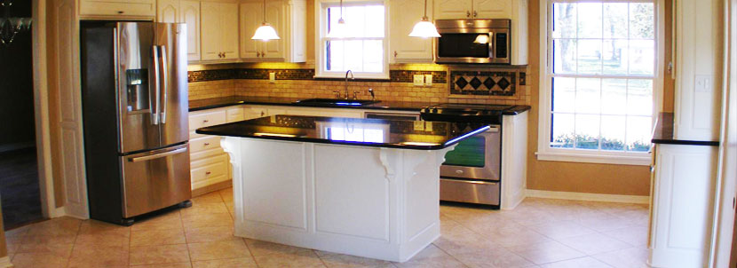 70 year old home Arrington Remodel: Gorgeous Kitchen with Stainless Steel Appliances.